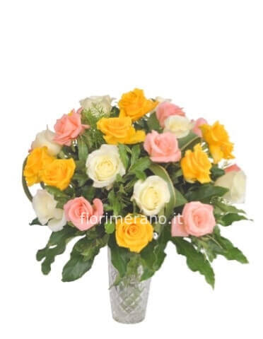 Bouquet di roselline ssortite